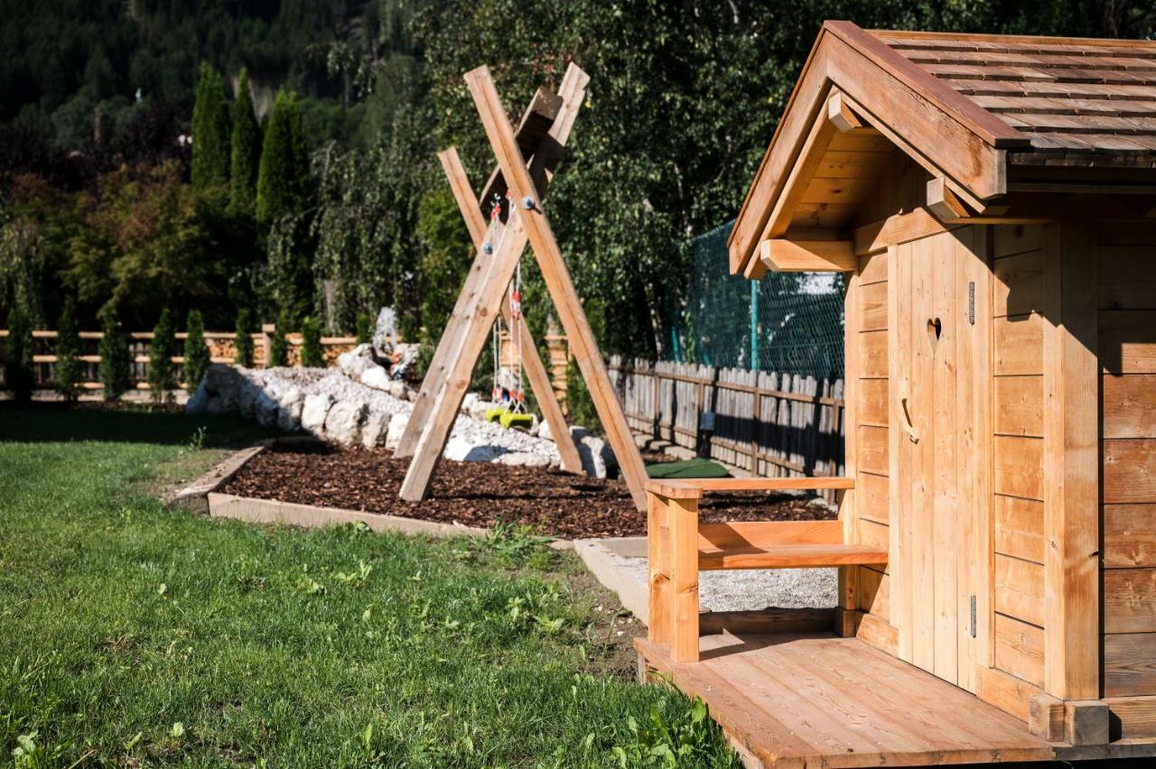 Ferienwohnung Chalet Dolomit Sankt Lorenzen Exterior foto